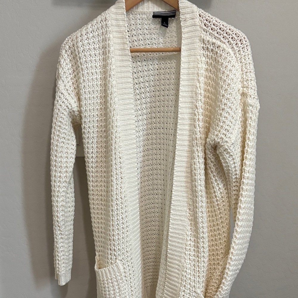 Allison Brittney Cream Knit Cardigan